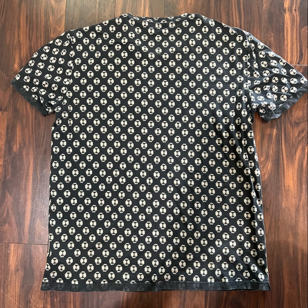 Allsaints Medium Light Weight Pattern Graphic T S… - image 3